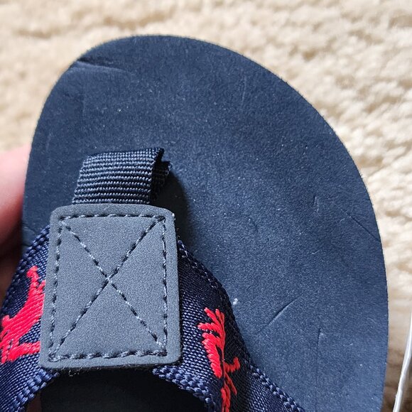 J. Crew Crewcuts Crab Flip Flop Sandals Size K10 NWT - Picture 6 of 6